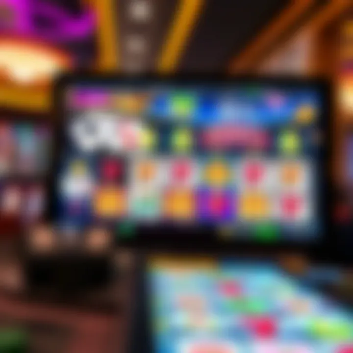 Display of an online casino platform showcasing Royal Reels slots with various betting options
