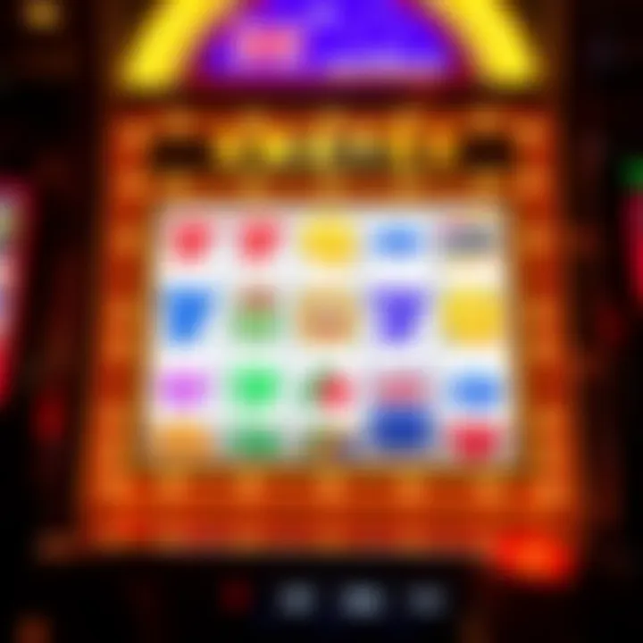 Bright digital slot machine interface showing reels with various Australian themed symbols