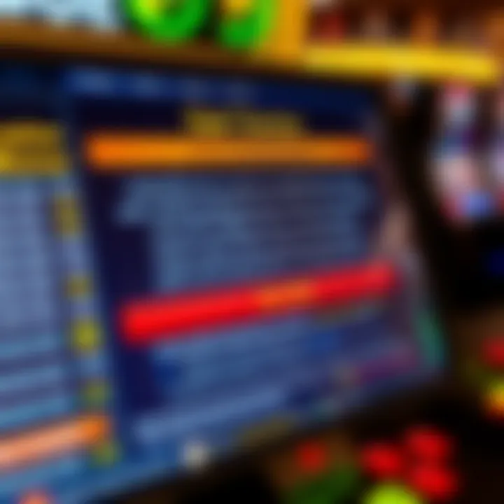 Graphic showing casino bonus terms like wagering requirements, eligibility, and conditions on a digital interface