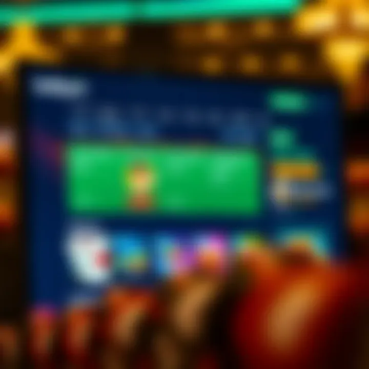 User-friendly casino website screen displaying bonus offers, payment methods, and support options