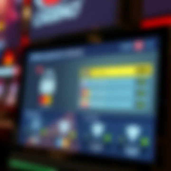 Secure online payment options displayed on a digital screen emphasizing safety and convenience for players