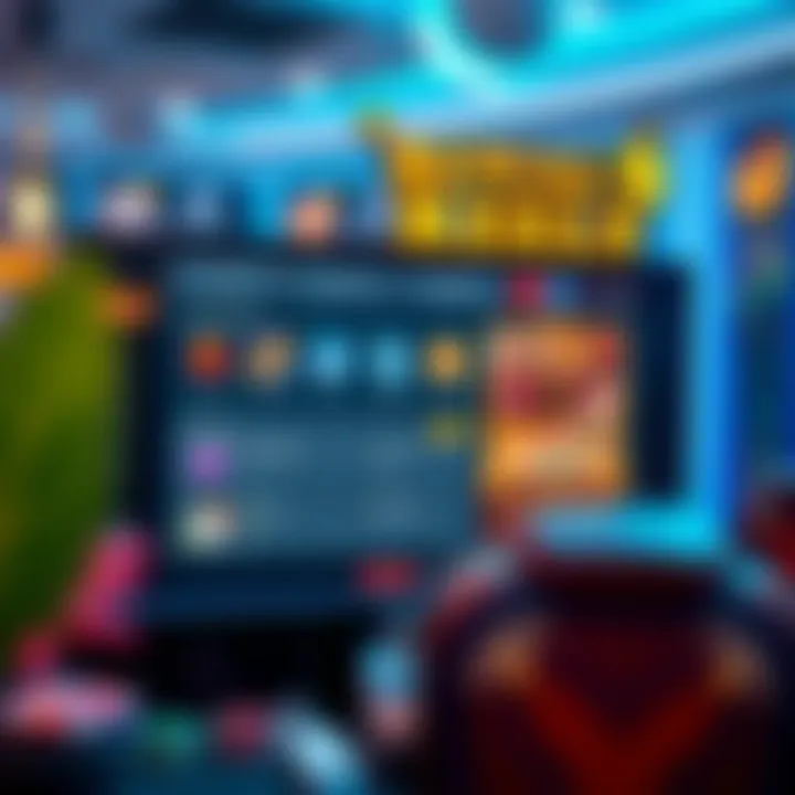 Dashboard view of Royal Reels featuring navigation options and highlighted platform features