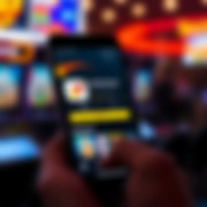 Mobile device showing Rocket Casino app download screen on an app store