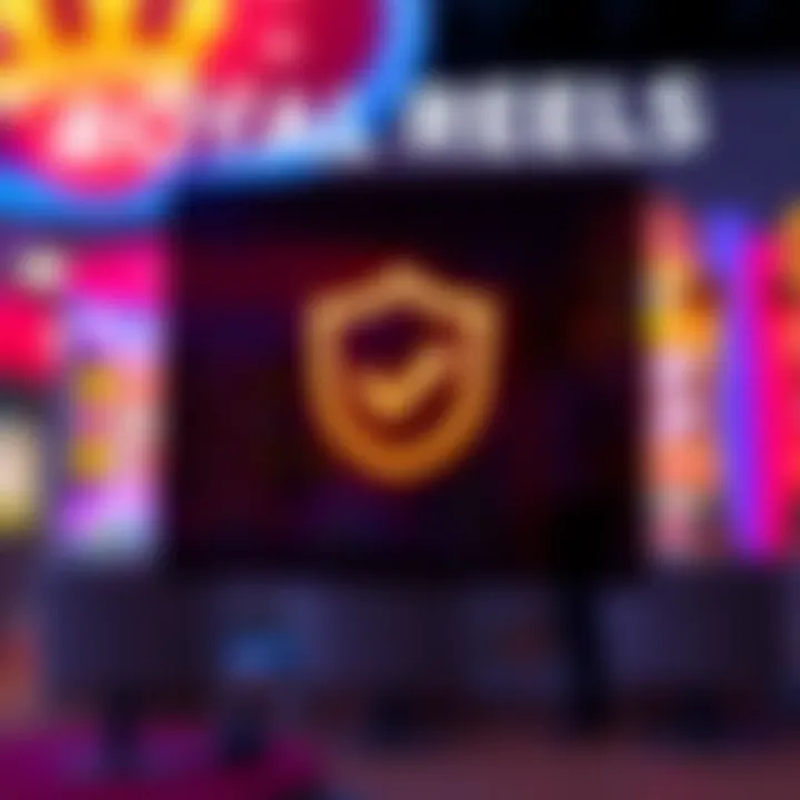 Account Verification and Security for Royal Reels 2 Secure account verification process with a shield icon and digital checkmark