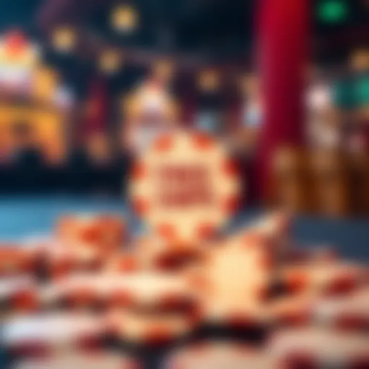 Digital tokens representing free chips available for online casino games