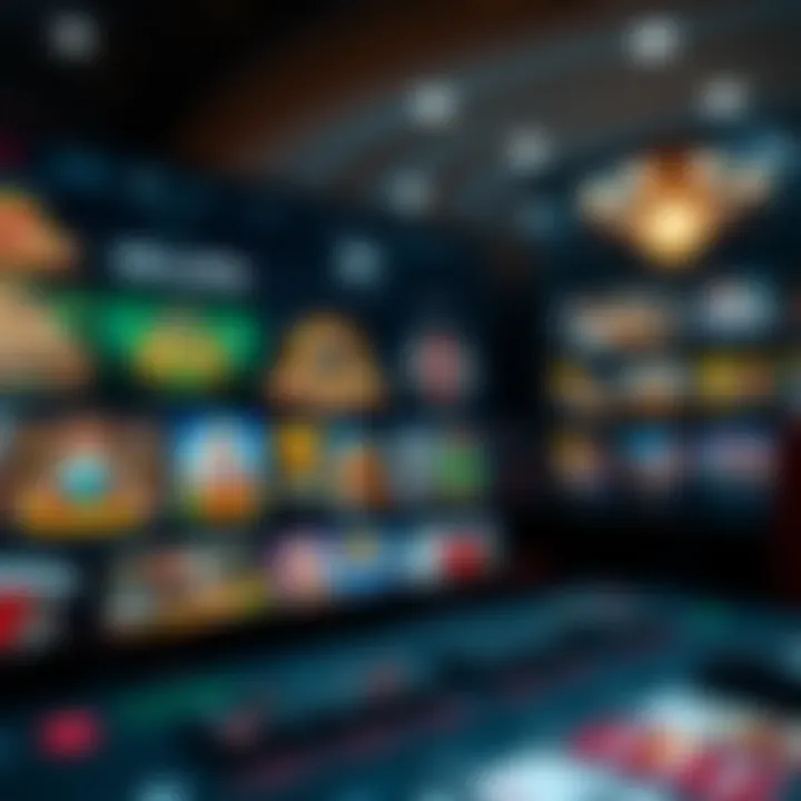 Interface displaying a variety of casino games available at Hellspin Casino