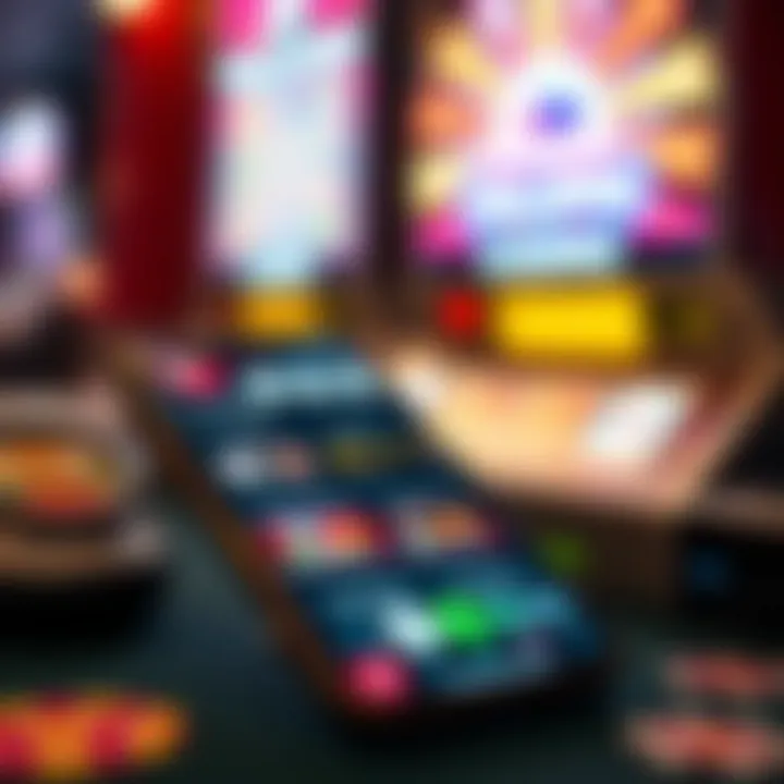 Mobile device showing Hellspin Casino app with payment options and bonus offers