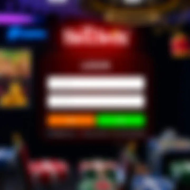 Hellspin Casino Login Screen Overview User interface of Hellspin Casino login screen showcasing input fields and secure access features