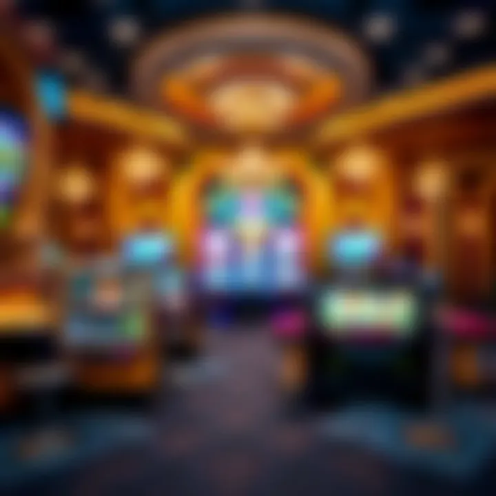 Luxurious casino environment showcasing VIP rewards and exclusive benefits