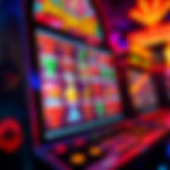 Colorful Jackpot Jill Live slot machine interface with vibrant symbols and winning combinations