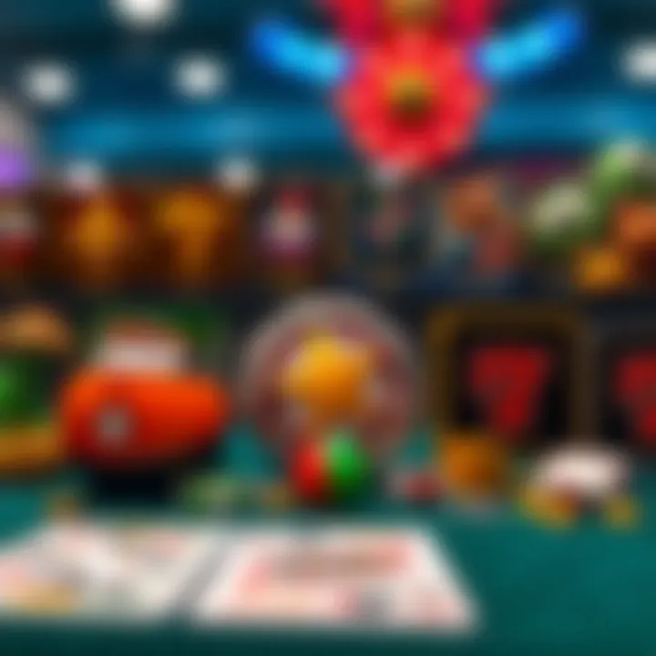 Collection of casino game icons representing fairness and variety in online gaming options