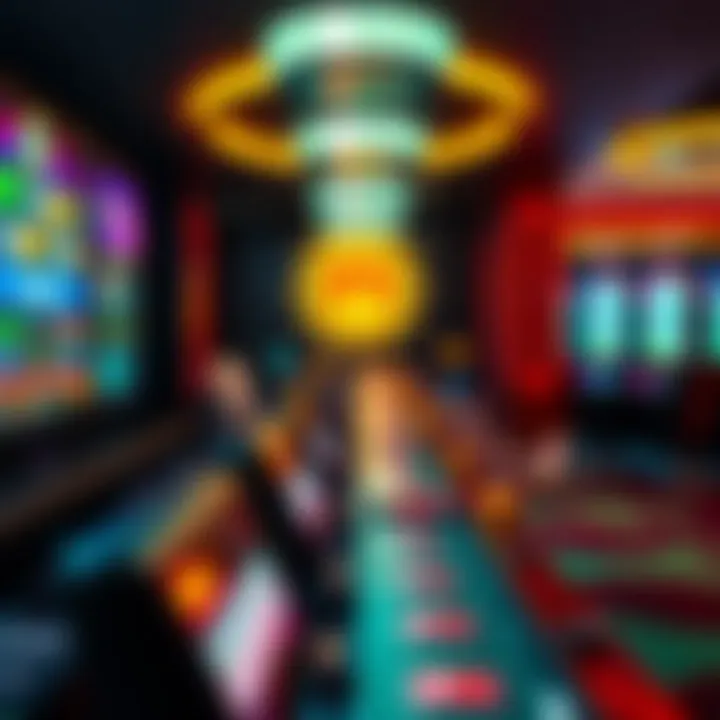 Secure online casino interface highlighting safety features