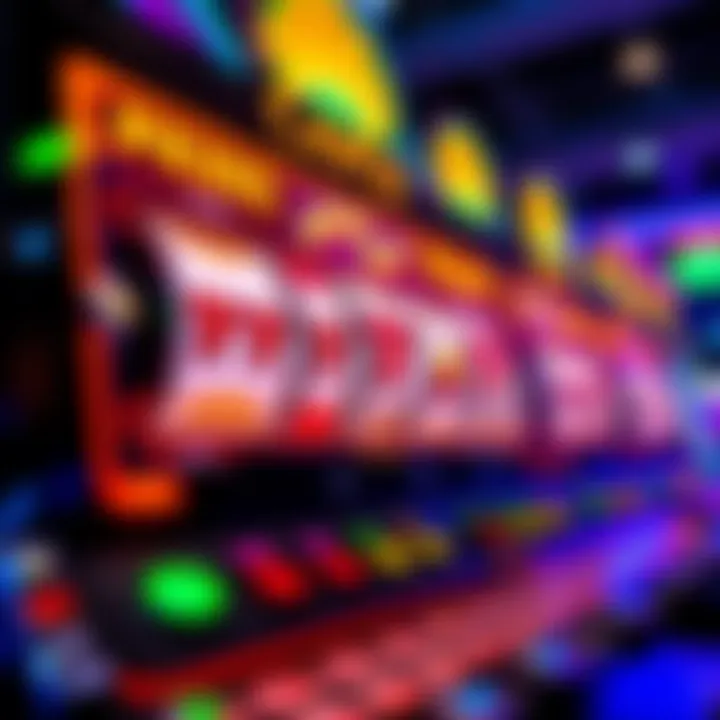 Colorful online pokies interface showcasing reels and symbols