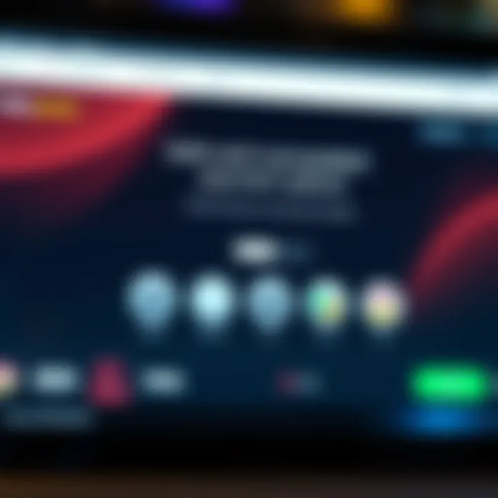 Secure online transaction screen with icons representing payment methods and data protection