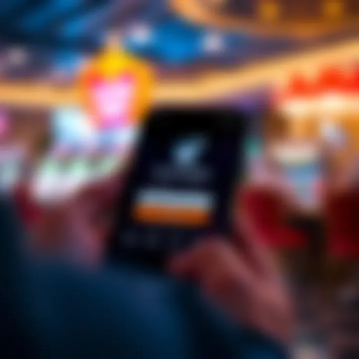 Secure login interface on a smartphone with security icons and smooth navigation