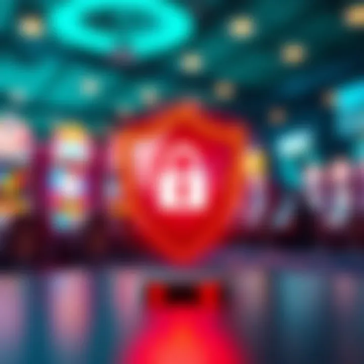 Security shield symbol representing account protection during Pokies Net login