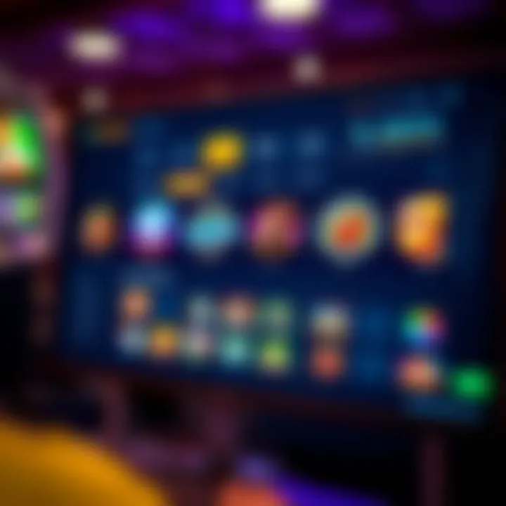 User-friendly online gaming dashboard showcasing game selection and account details