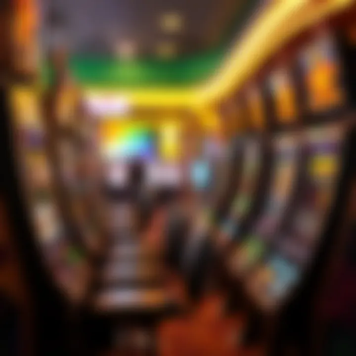 Visual representation of responsible gambling features integrated with poker machines