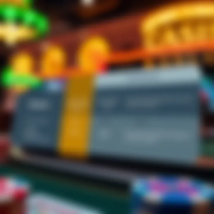 Graphic comparing wagering requirements and bonus features across different online casinos