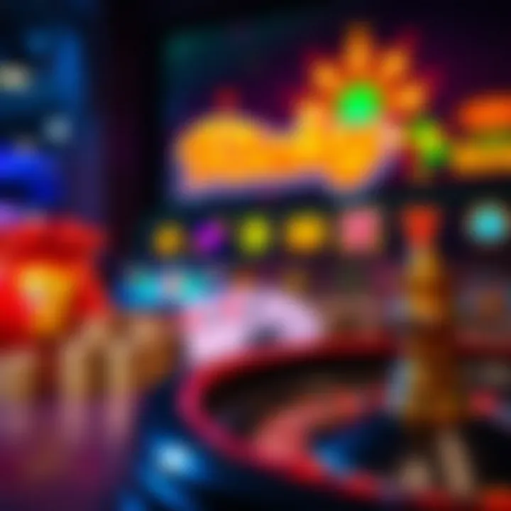 Ricky Casino Game Selection for Australian Players Colorful casino game icons representing slots, card games, and roulette