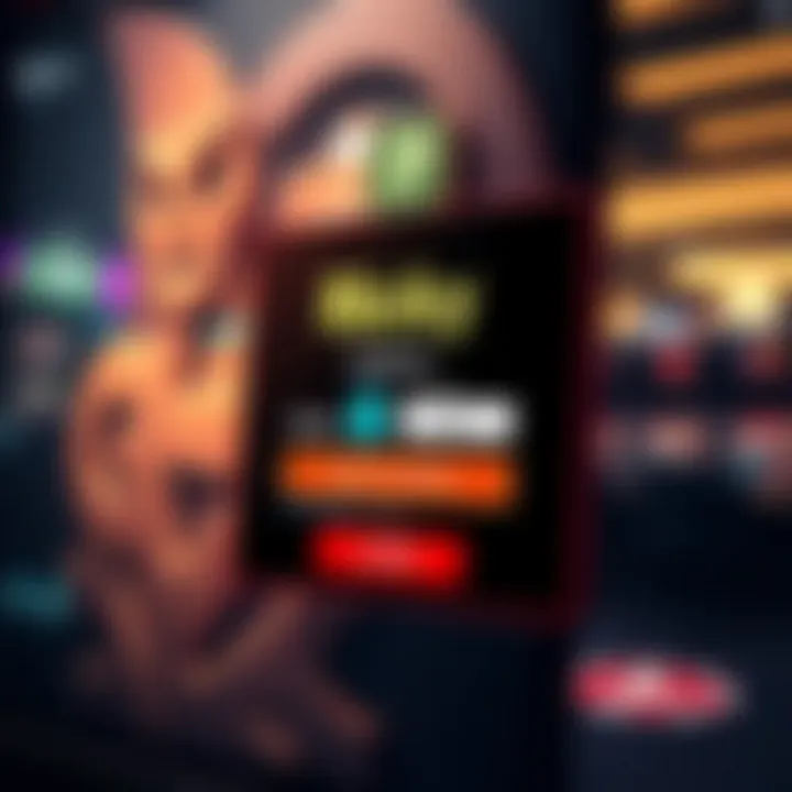 Secure login interface of Ricky Casino for Australian players