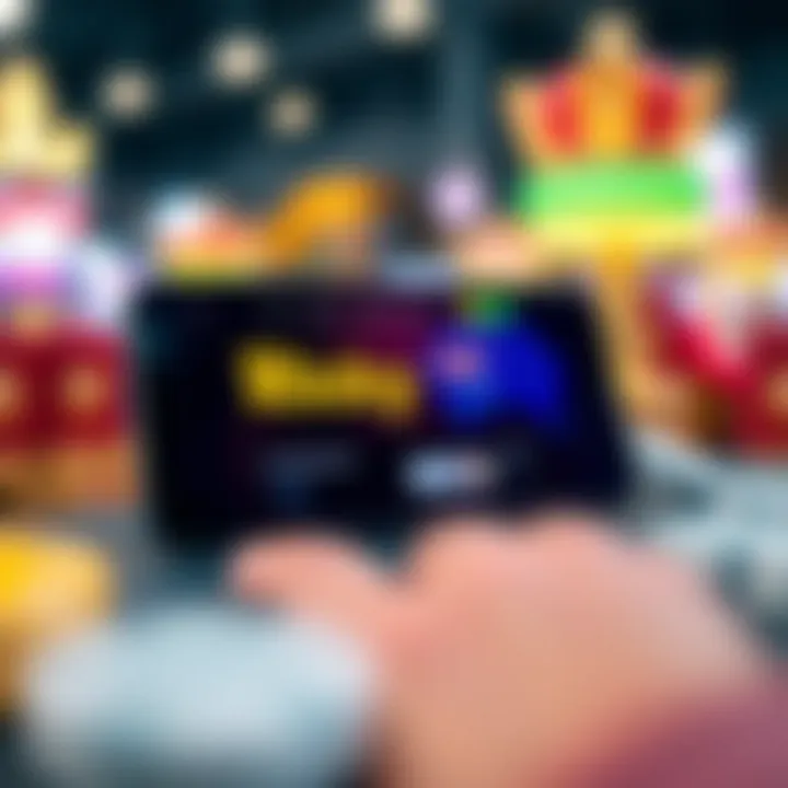 Mobile device displaying Ricky Casino with clear interface and payment options tailored for Australian users