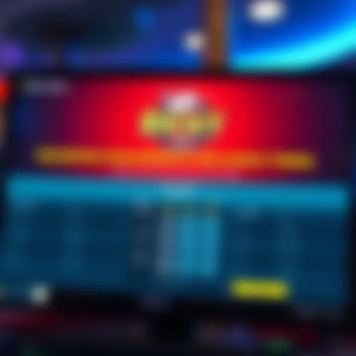 Understanding Wagering Requirements and Bonus Terms at Ricky Casino Visual representation of wagering requirements and bonus terms on a digital screen