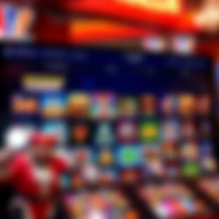 Interface showcasing a diverse selection of online casino games available at RocketPlay Casino