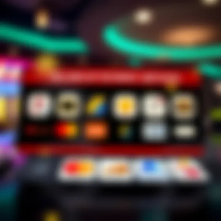 Secure payment options available at Royal Reels Online Casino displayed with icons representing different methods