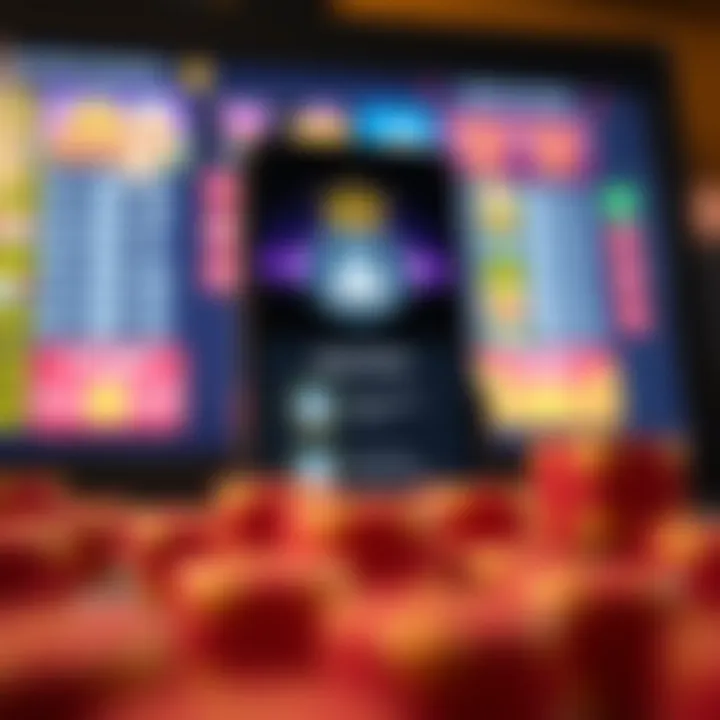 Secure online payment methods and customer support icons against a digital background