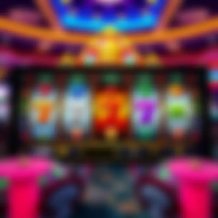 Royal Reels slot game interface showing vibrant reels and classic symbol icons on a casino background