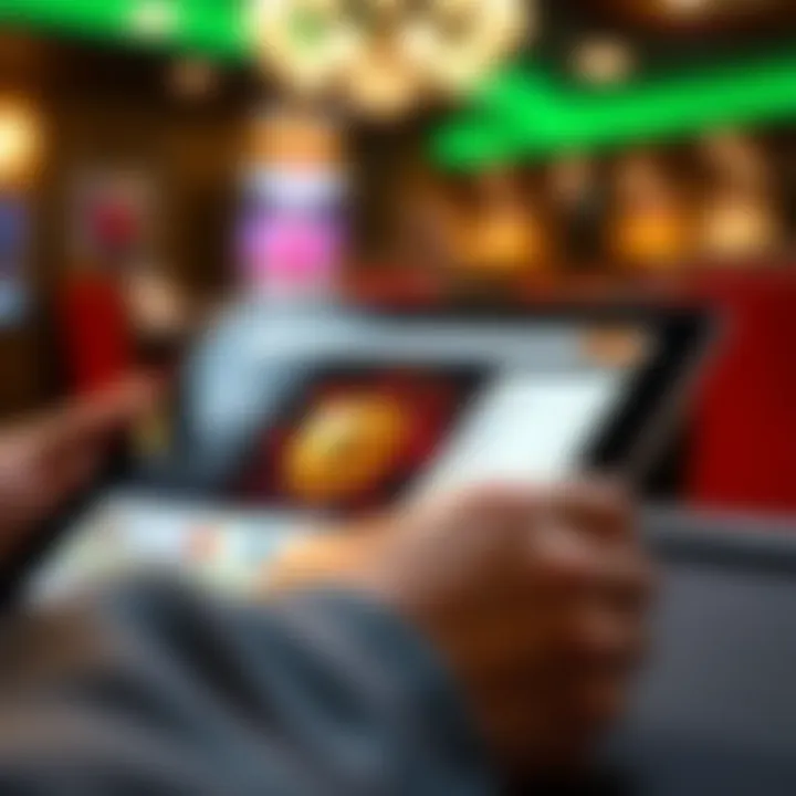Secure online payment methods for casino transactions on a digital device