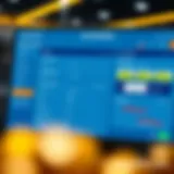 Secure account management dashboard with security settings and user options