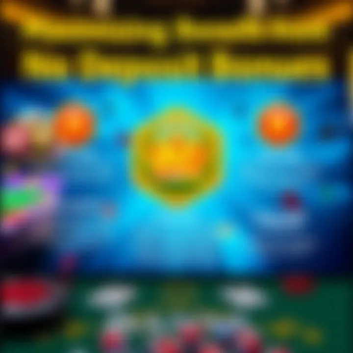 Graphic depicting benefits and tips for using no deposit bonuses effectively in online gaming