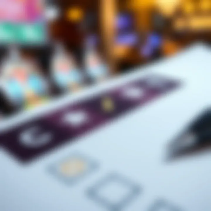 Checklist with secure symbols and stars representing trusted and safe online pokies sites