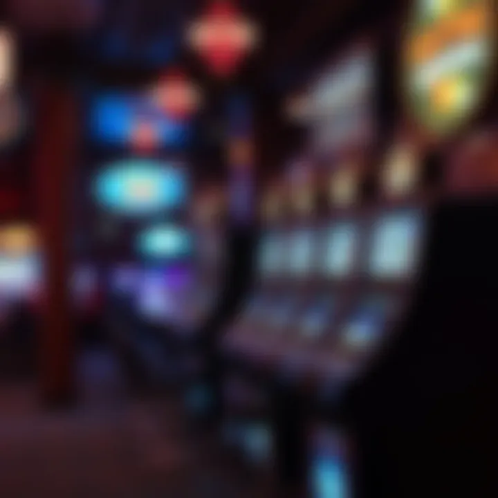 Australian gaming venue interior featuring multiple pokies machines lined up